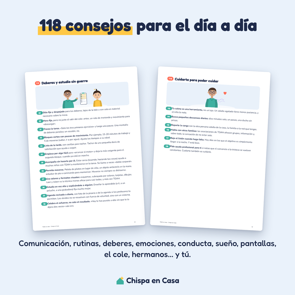 TDAH en casa · Manual práctico para familias (PDF)